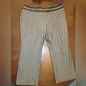 Grey pinstripe slacks size 26w